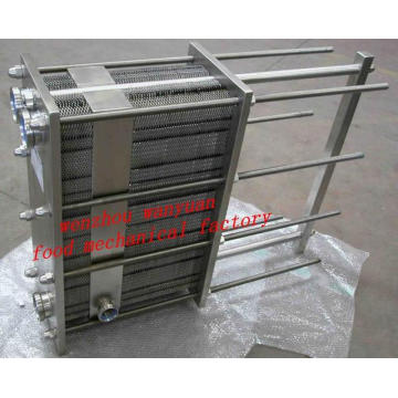 Intercambiador de calor sanitario de placas de acero inoxidable